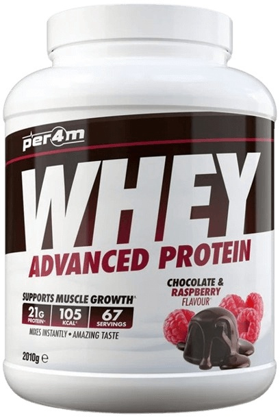 Per4m Whey Protein 2010 g - čokoláda/ malina