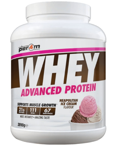 Per4m Whey Protein 2010 g - neapolská zmrzlina