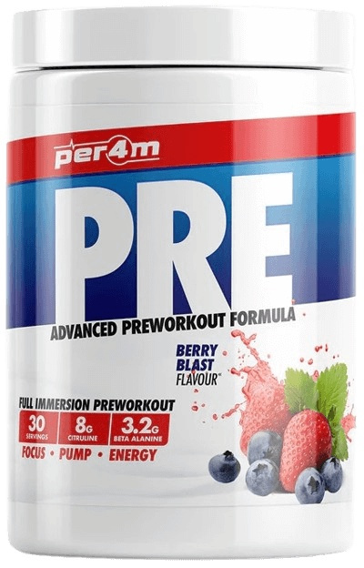 Per4m Pre Workout Stim 570 g - ovocný mix