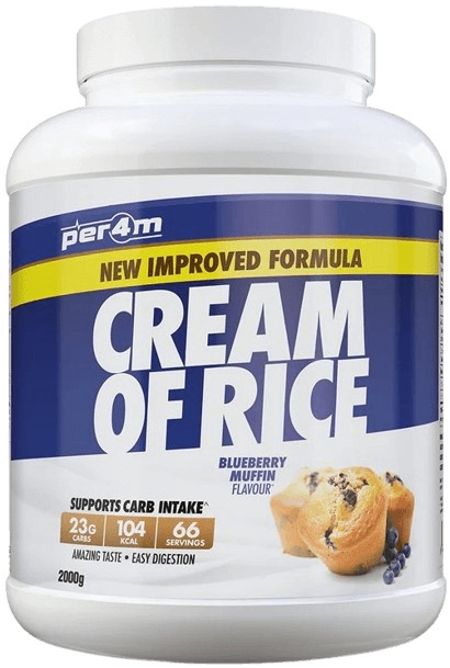 Per4m Cream Of Rice 2000 g - borůvkový muffin