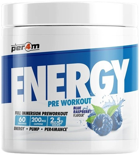 Per4m Energy Pre-Workout 390 g - Blue Raspberry