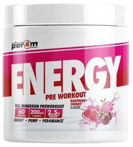 Per4m Energy Pre-Workout 390 g - Raspberry Cherry
