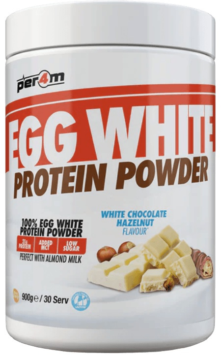 Per4m Egg White Protein Powder 900 g - White Chocolate Hazelnut