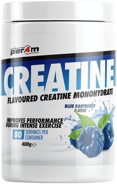 Per4m Creatine Monohydrate 400 g - modrá malina