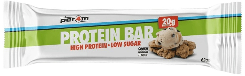 Per4m Protein Bar Low Sugar 62 g - cookie dough