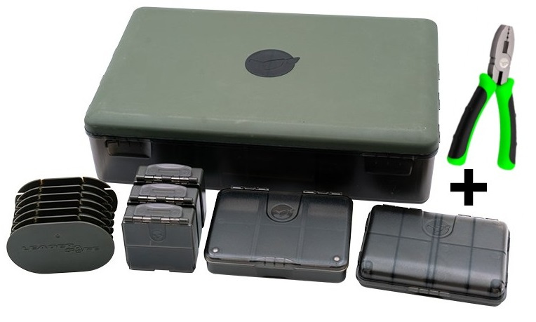 Korda tackle box bundle deal + krimpovací kleště zdarma