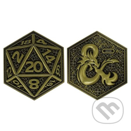 Zberateľská mince Dungeons & Dragons D20