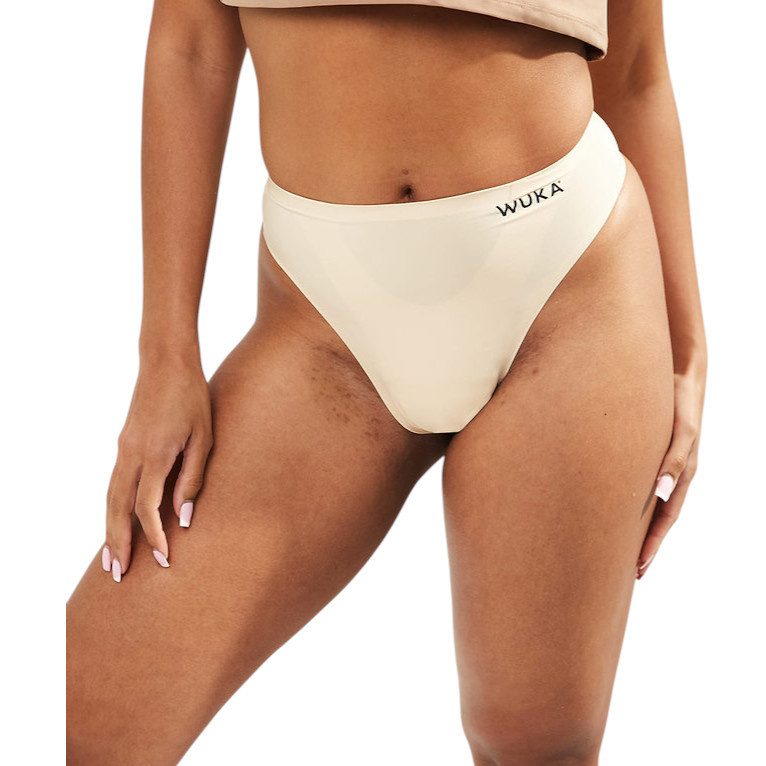 Menstruační tanga Wuka bezešvé Stretch béžová (WST-nude) L - 3XL