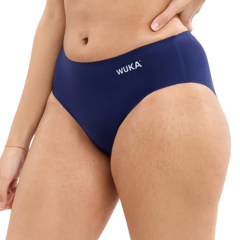 Dívčí menstruační kalhotky Wuka Stretch Seamless Super Heavy bezešvé modré (WSSSH) 12-16 let