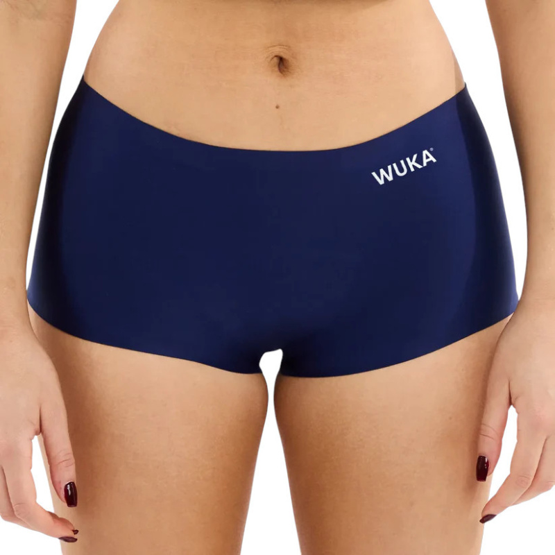 Dívčí menstruační kalhotky Wuka Stretch Boxer Short Heavy bezešvé modré (WSBSH) 12-16 let