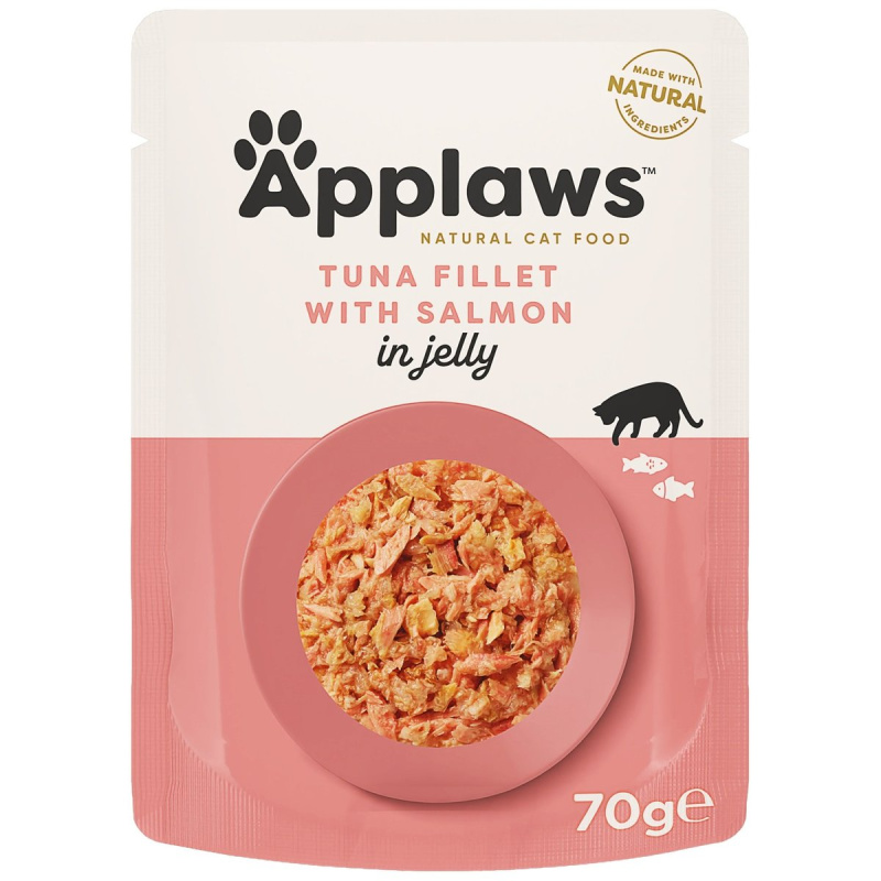 Applaws Cat Jelly kapsička tuňák s lososem pro kočky