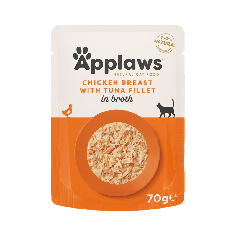 Applaws Cat kapsička kuřecí prsa s tuňákem 70 g