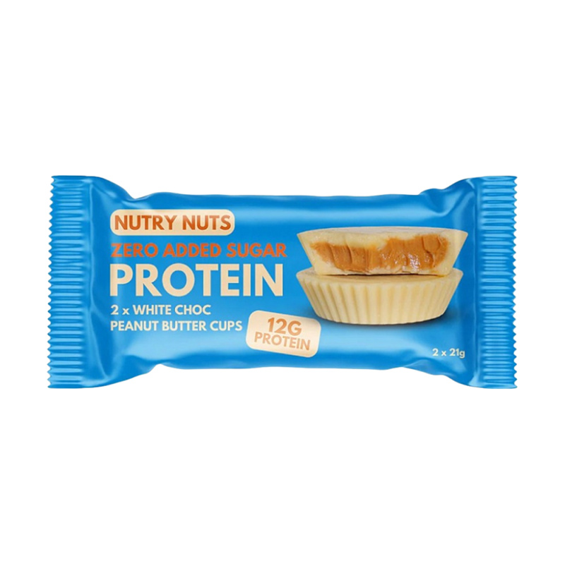 Nutry Nuts Cups (proteinové košíčky) 42g - Peanut Butter White Chocolate