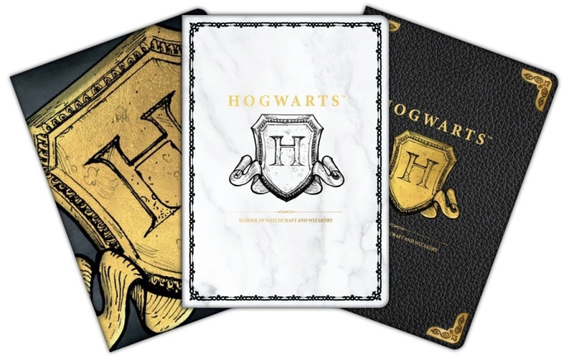 Harry Potter Sada tří sešitů A6 - Erb Bradavic