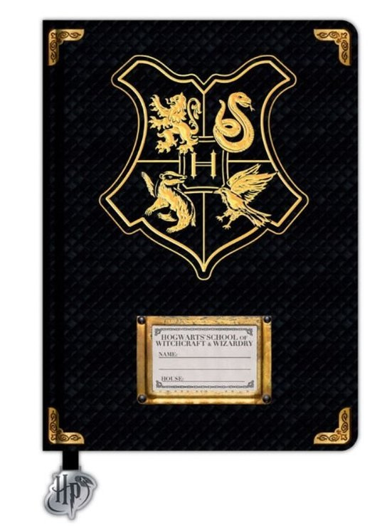 Harry Potter Blok A5 - čierný