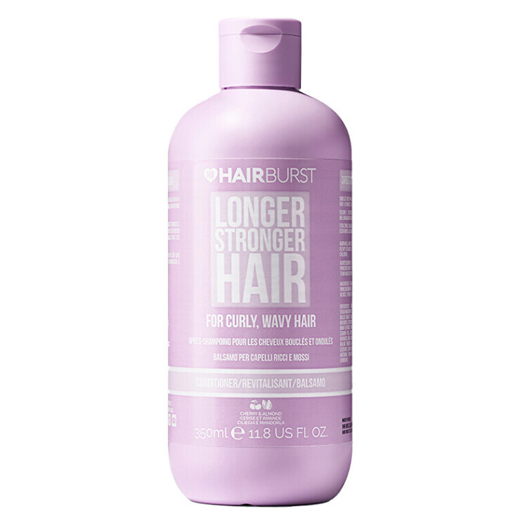 Hairburst Longer Stronger Hair Curly, Wavy Hair hydratační kondicionér pro vlnité a kudrnaté vlasy 350 ml