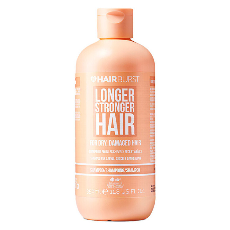 Hairburst Longer Stronger Hair Dry, Damaged Hair hydratační šampon pro suché a poškozené vlasy 350 ml