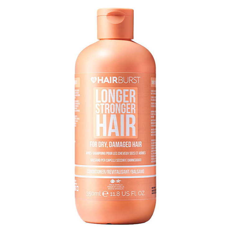 Hairburst Longer Stronger Hair Dry, Damaged Hair hydratační a vyživující kondicionér pro suché a poškozené vlasy 350 ml