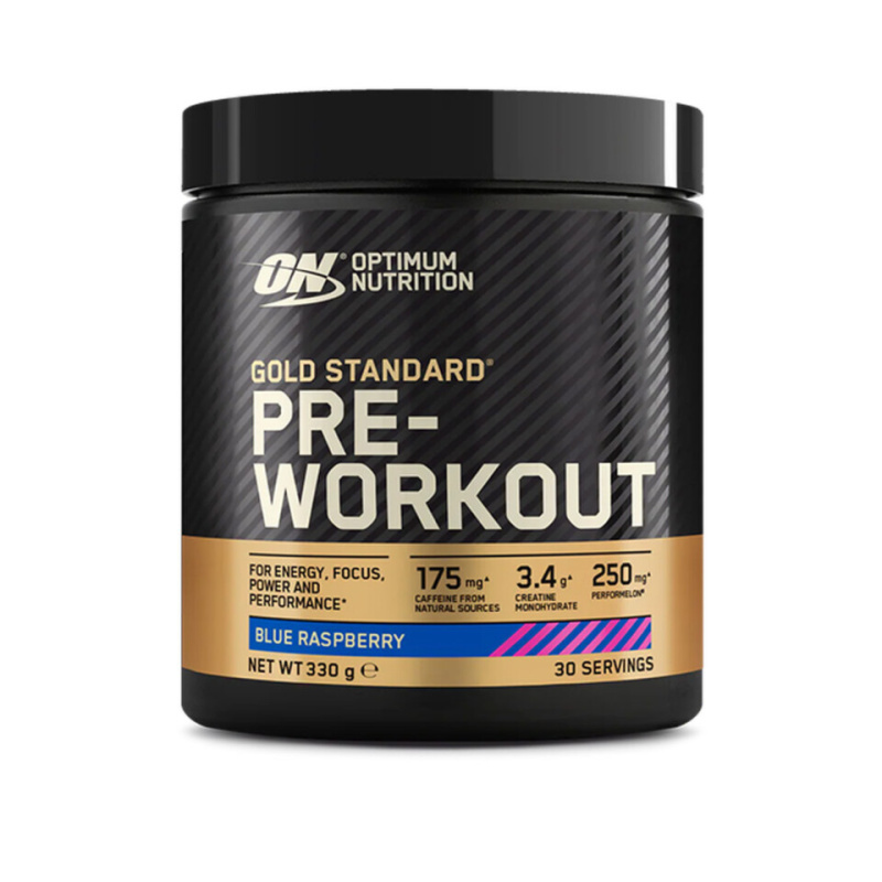 Optimum Nutrition Gold Standard Pre-workout 330g - modrá malina