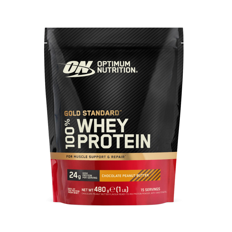 Optimum Nutrition 100% Whey Gold Standard 480 g - čokoláda/ arašídové máslo