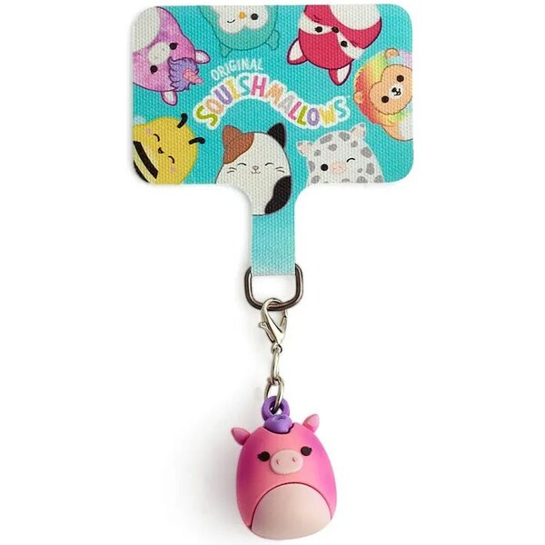 Squishmallows Mobile Charm with Connection Pad - Lola Vícebarevná