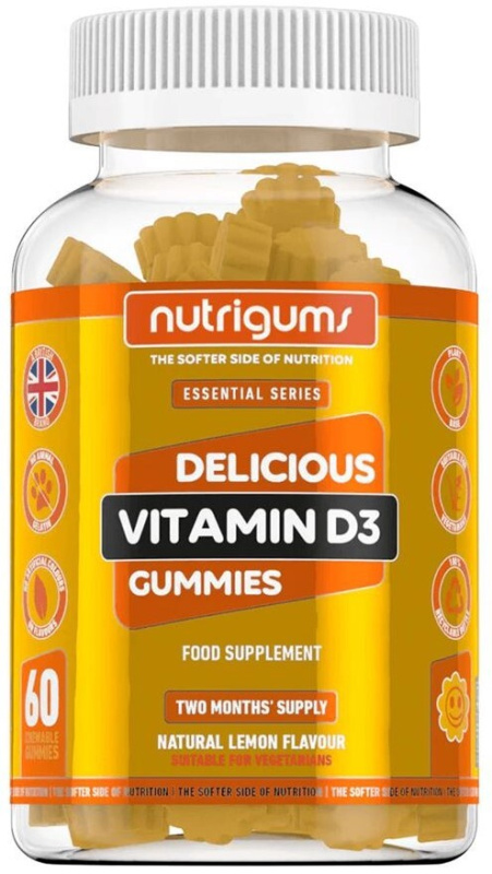 Nutrigums Vitamin D3 60 gummies