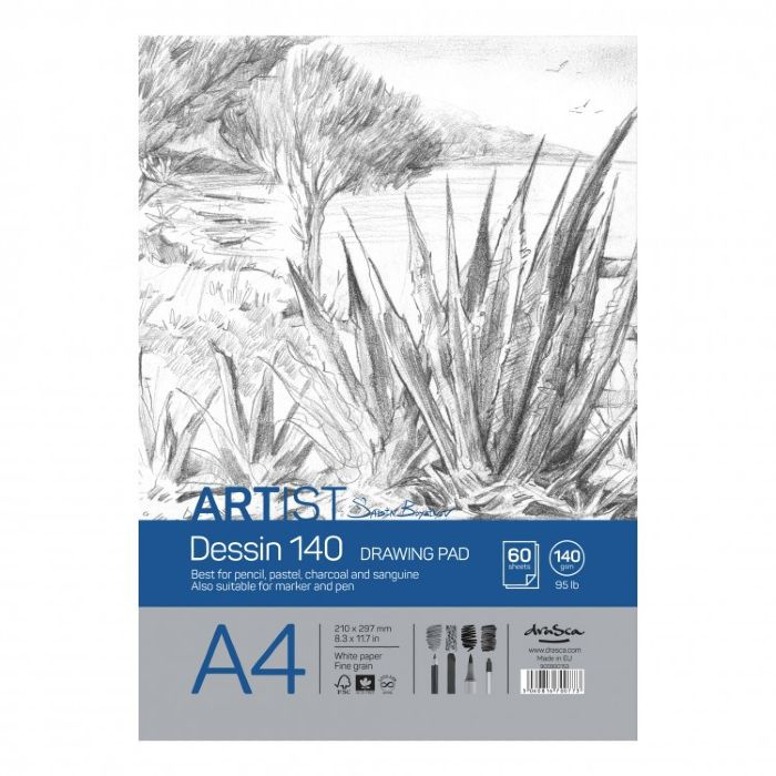 Skicák Artist Dessin 140 bílý (140g/m2, 60 listů) A4