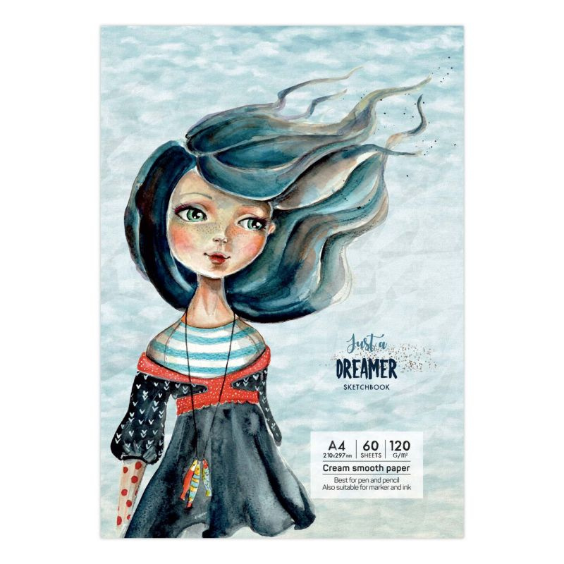 Skicák Just a dreamer (120g/m2, 60 listů) A4