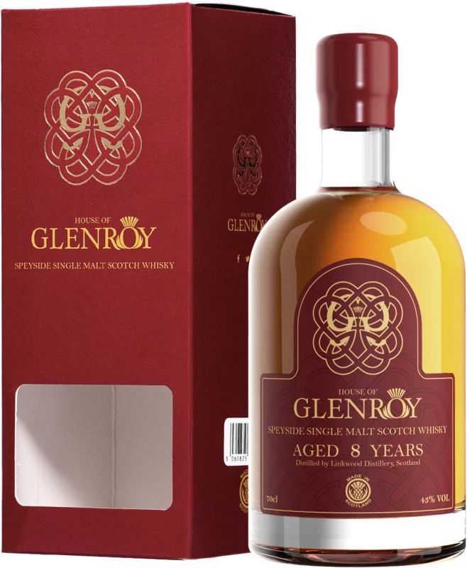 House of Glenroy 8 letá 43% 0,7l