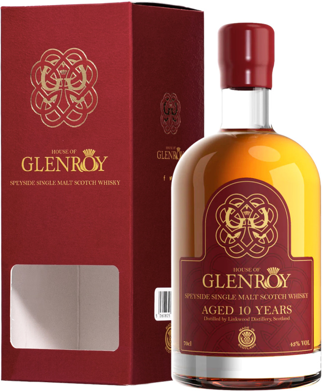 House of Glenroy 10 letá 43% 0,7l