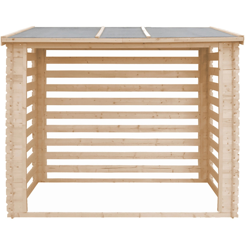 Timbela Dřevěný přístřešek na dřevo M202, 216 x 118 cm