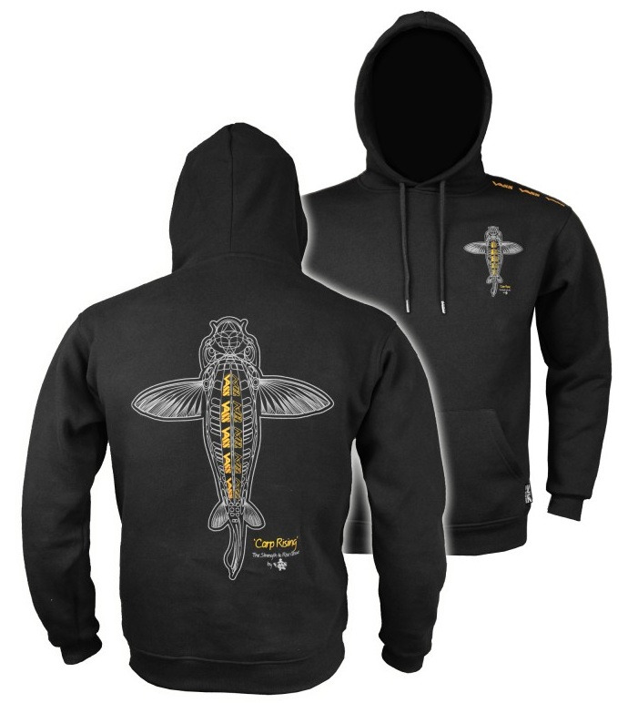 Vass mikina carp rising hoodie black - xxl
