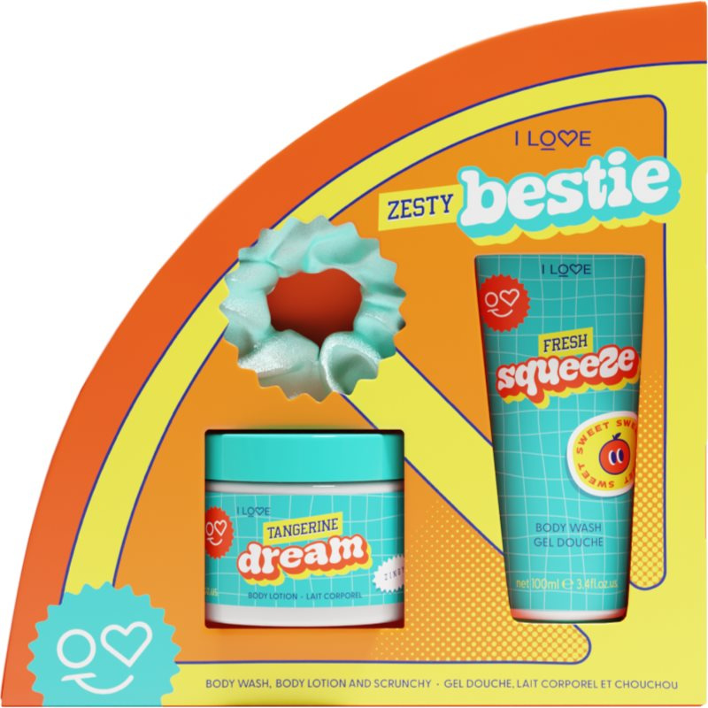 I Love Zesty Bestie dárková sada vůně Zesty Orange