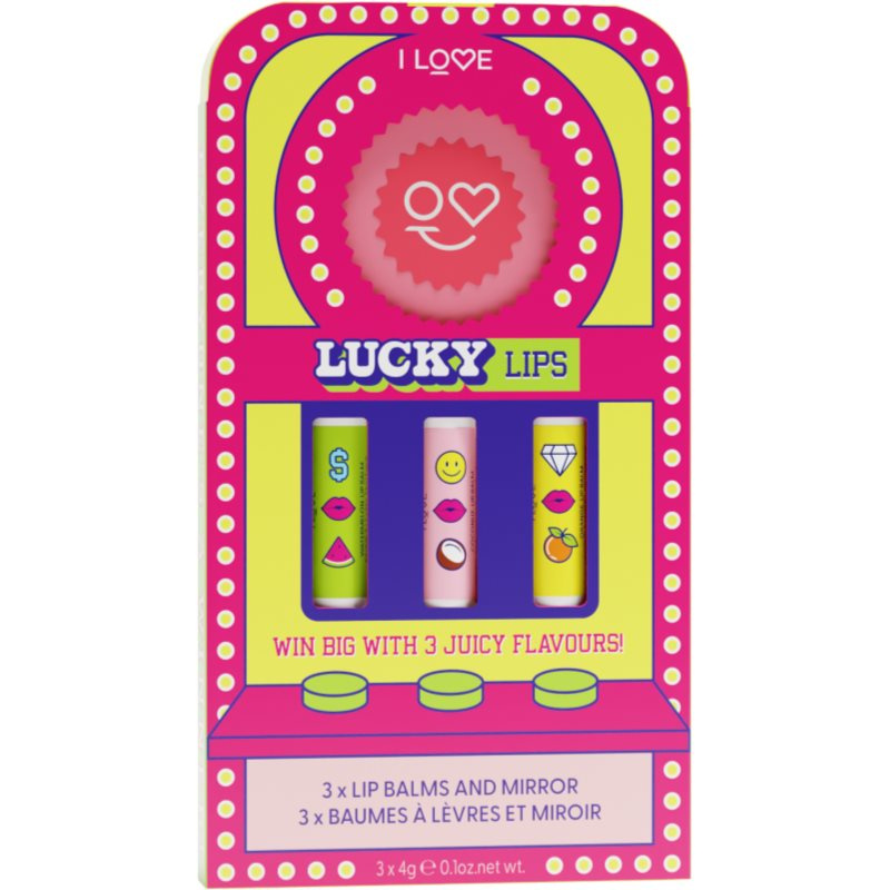 I Love Lucky Lips dárková sada na rty