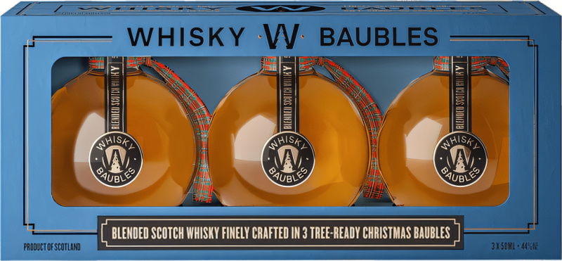 Whisky Baubles 3 x 0,05l 44% 0,15l