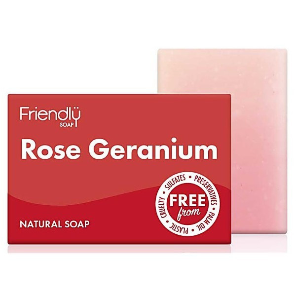 Friendly Soap přírodní mýdlo pelargonie, 95g