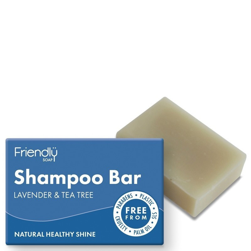 Friendly Soap Natural Shampoo Bar Lavender and Tea Tree přírodní mýdlo na vlasy 95 g