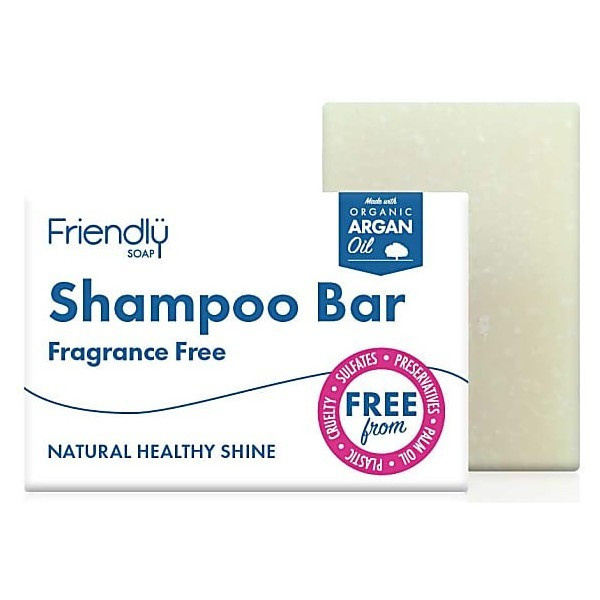 Friendly Soap Natural Shampoo Bar Fragrance Free přírodní mýdlo na vlasy 95 g