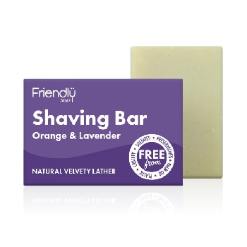Friendly Soap přírodní mýdlo na holení pomeranč a levandule, 95g