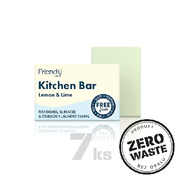 Friendly Soap přírodní multifunkční mýdlo citron a limetka, 7ks zero waste balení