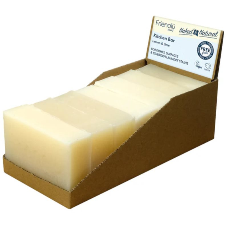 Friendly Soap přírodní multifunkční mýdlo citron a limetka, 7ks zero waste balení