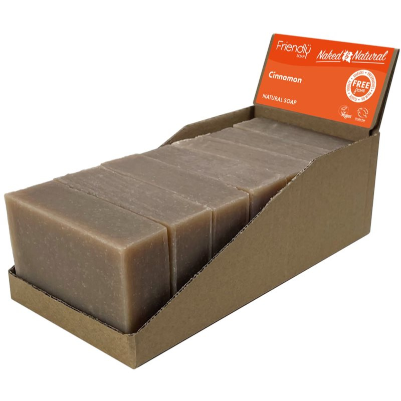 Friendly Soap přírodní mýdlo skořice a cedrové dřevo, 7 ks zero waste balení