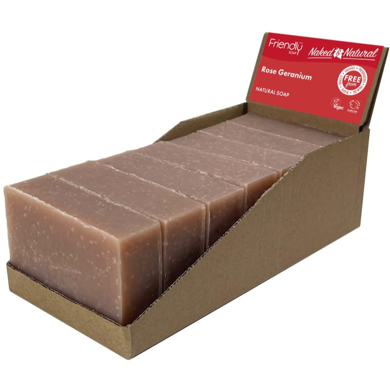 Friendly Soap přírodní mýdlo pelargonie, 7 ks zero waste balení