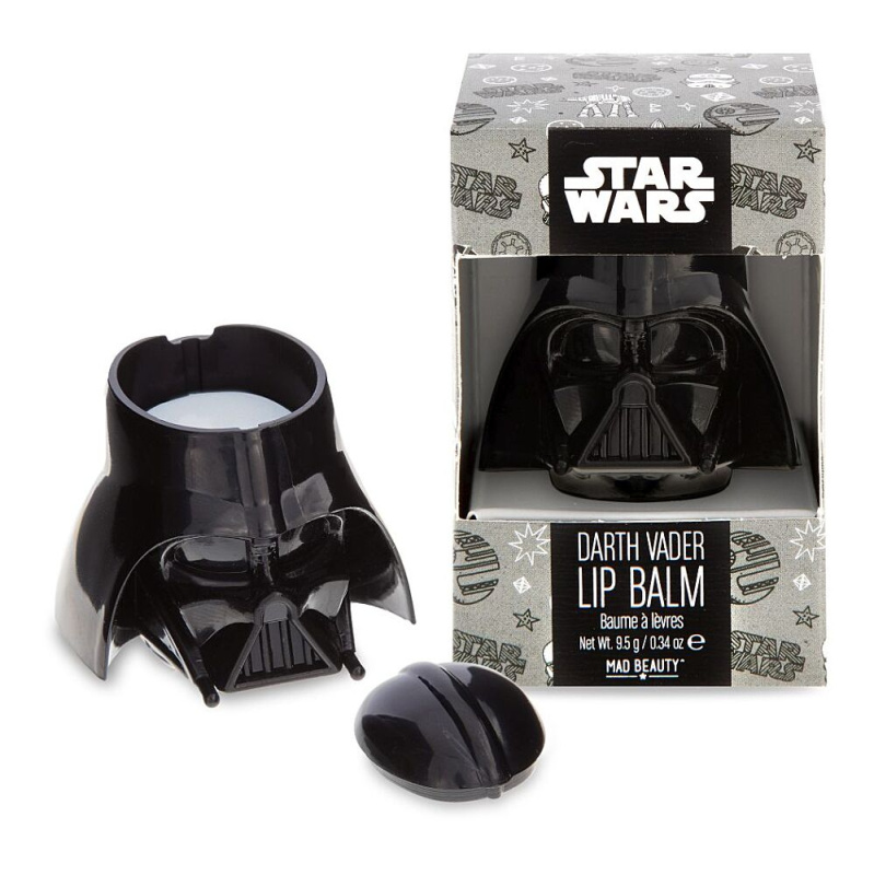 Mad Beauty Star Wars Darth Vader stylový balzám na rty v kelímku s vanilkou 9,5 g