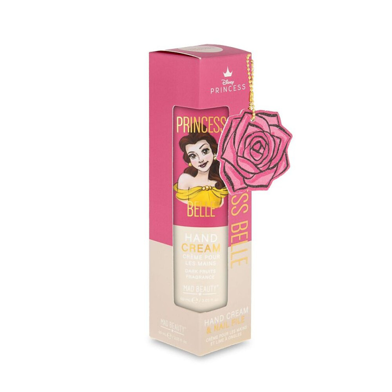 MAD BEAUTY Belle Princess set starostlivosť o ruky Ruže s pilníkom 60 ml