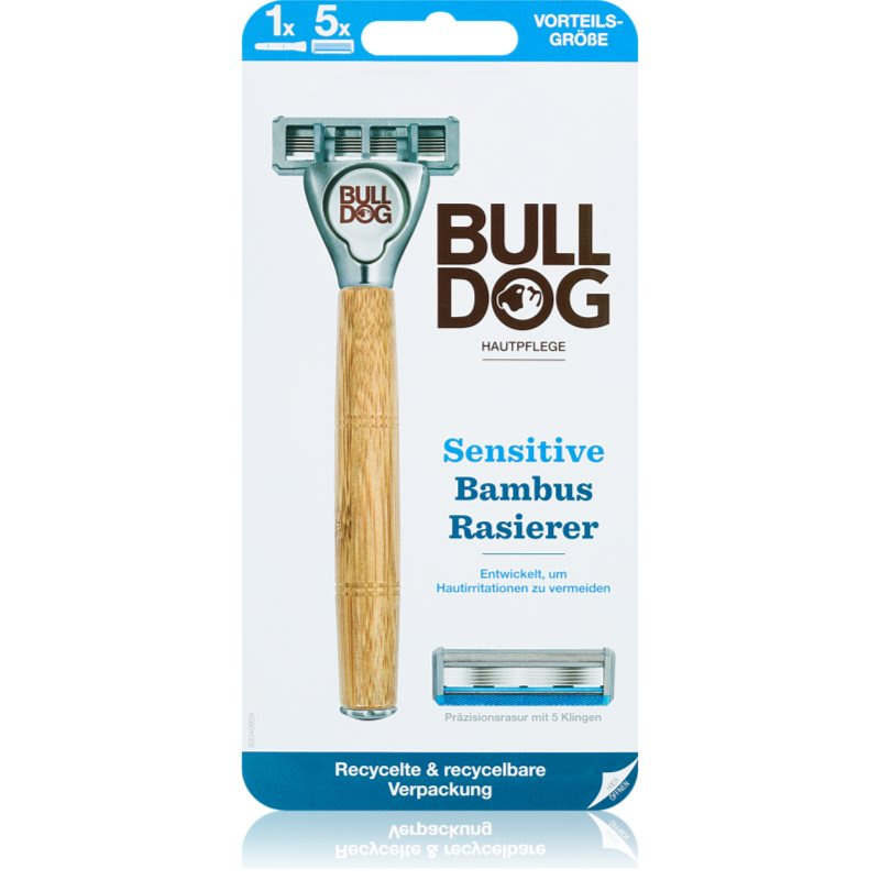 Bulldog Sensitive Bamboo holicí strojek + náhradní hlavice 1 ks