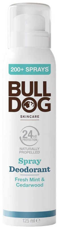 Bulldog Fresh Mint&Cedarwood Spray Deodorant deodorant ve spreji bez obsahu hliníku 125 ml
