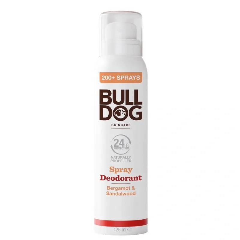 Bulldog Bergamot &Sandalwood Spray Deodorant deodorant ve spreji bez obsahu hliníku 125 ml