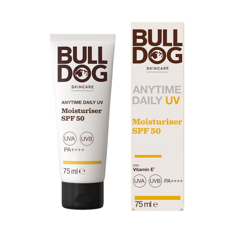 Bulldog Anytime Daily UV Moisturiser hydratační krém SPF 50 75 ml