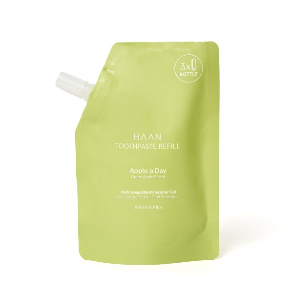 HAAN Apple a Day Jablko&Máta náhradní náplň do zubní pasty 150 ml